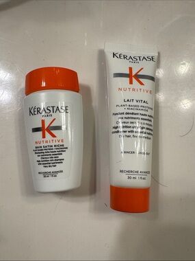 Kérastase Nutritive Travel Hair Care Set - Shampoo and conditioner New w/o box
